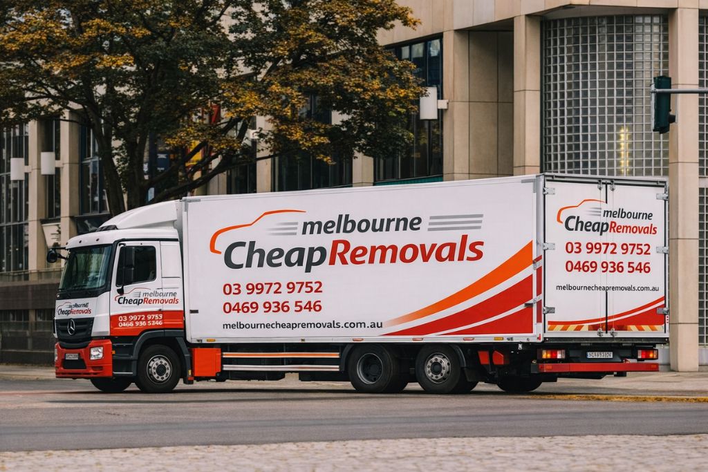 Melbourne Removalists truck by Professional Movers Melbourne